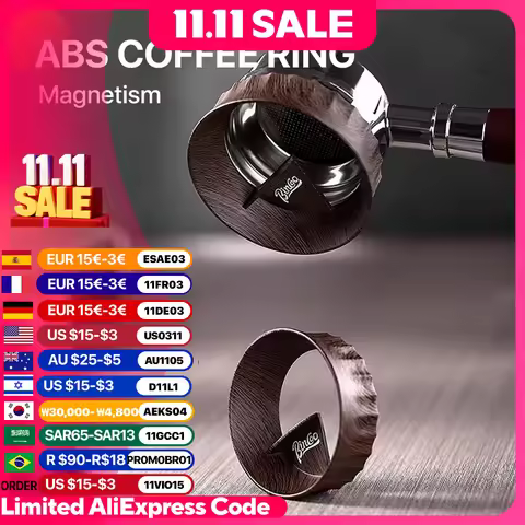 51/58mm Coffee Dosing Cup ABS Espresso Dosing Funnel Brewing Bowl Portafilter Dosing Ring Coffee Acc