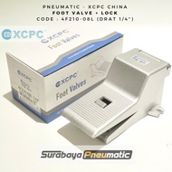 Pneumatic Foot Valve - Air Foot Switch + Lock - 4F210-08L (Thread 1/4") 4F210 08L