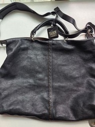 New Pelle Borsa leather large bag