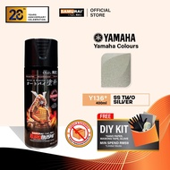 Samurai Y136 Two Silver Yamaha - Aerosol Coating Spray Paint for Automotive Car Motorcycle