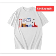 BAJU - SUVENIR BANGKOK THAILAND T-SHIRT WITHOUT LABEL FOR SOUVENIRS - TSHIRT BANGKOK THAILAND SOUVEN