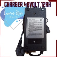 Charger 48volt 12ah selis Charger sepeda listrik 48volt 12ah casan