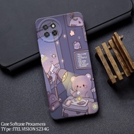 HP Casing Latest Itel S23hp - Fashion Cat Case - Case Itel S23hp - Soft Case Itel S23hp - Kesing Ite