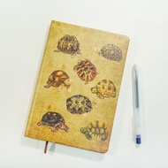 【陸龜先生】水彩插畫 自然圖鑑精裝硬皮筆記簿