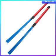 2pcs Cajon Brush Sticks: Jazz Drum Nylon Brushes - Aluminum Alloy Handle - Percussion Brushes For Ja