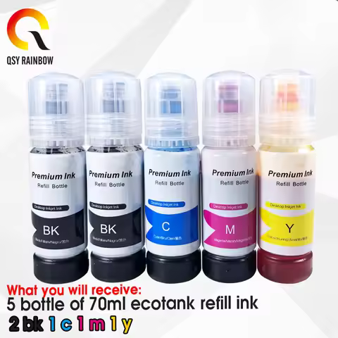BottLe For Ecotank Ink For Epson L3150 L3110 104 502 512 504 Ink For EcoTank Printer ET2700 ET2750 E