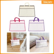 [tenlzsp9] Pillow Storage Bag, Bedding Storage Bag, Duvet Storage Bag, Carrying Bag with Sturdy Carr