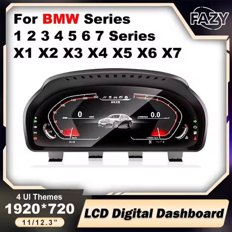 Dashboard For BMW E83 F25 F26 E70 E71 F15 E81 F20 E90 E60 F30 F32 F10 F06 E65 E84 F48 Speedometer Di