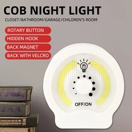 Cob ไฟกลางคืนขนาดเล็กติดผนัง lampu tidur โคมไฟสวิทช์ข้างตู้เสื้อผ้าบ้าน