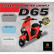 Uwinfly D65 Electric Bike Speedometer Anti-Scratch Sticker UWINFLY D65 Electric Bike Sticker/