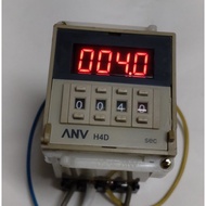 H4D-3 Digital Relay ANV Shiyan 999.9 S AC110V Display Timer 1C 5A Instant 1C
