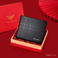 Dompet Lelaki Emperor Paul Dompet Panjang Dompet Kulit Asli Dompet Lelaki Lapisan Atas Kulit Lembu D