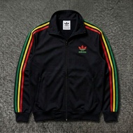 ADIDAS TRACTOP JACKET RASTA STRIP