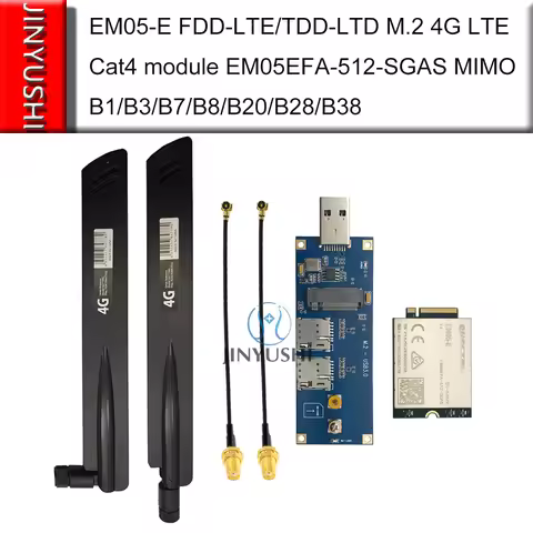 Quectel EM05-E FDD-LTE/TDD-LTD M.2 4G LTE Cat4 module EM05EFA-512-SGAS MIMO B1/B3/B7/B8/B20/B28/B38 