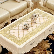 Gold Silver Oval Square Pvc Decorative Guest Table Cloth Pvc Table Cloth Table Cover