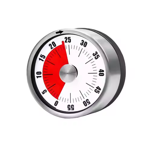 Kitchen Cooking Timer Magnetic Stand Back Mechanical Desk Timer Mechanical Kitchen Timer for Washing