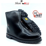 🔥Ready Stock🔥 Kasut Trafik / PDRM / Uniform / Formal / Boot / Polis Lelaki Men Formal Boot Shoe
