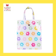 Kloset &amp; Etcetera Sunny Flower Glossy Shopping S Plus Bag กระเป๋าถือผ้าเคลือบ