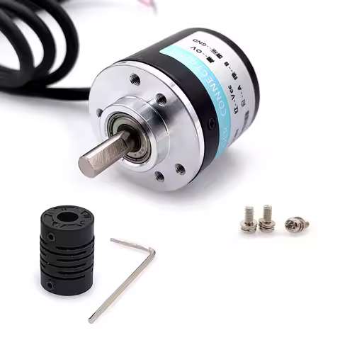 38S6G5-B-G24N Rotary Incremental Encoder connection 50/100/200/360/400/500/600P/R AB 2 Phase 5-24V D