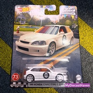 Hot Wheels 99 Honda Civic Type R (EK9) | Boulevard | Car Culture