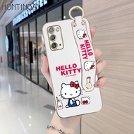 Hontinga เคสโทรศัพท์ Samsung Galaxy Note 20 Note20แบบใสเคสการ์ตูน Hello Kitty กันกระแทกด้านหลังมีเลน