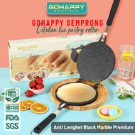 Cetakan kue semprong BLACK JASMINE Anti lengket Gohappy egg roll jepit opak gambir