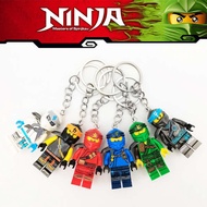 lego keychain Phantom Ninja Keychain Gold Ninja Lloyd School Bag Pendant Pupil Gift Kay Lloyd Keycha