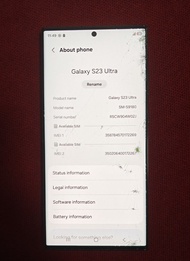 Samsung S23 Ultra 12/256GB Hong Kong Version