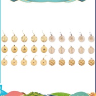 30Pcs Christmas Tree Decor High Qulity White Gold Ball Ornament Bauble Party Hanging Ball for Home C