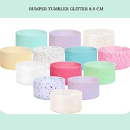 New 8.5 cm Bumper Protector Tumbler Stanley Owala 3oz plain drinking bottle with glitter motif bottl