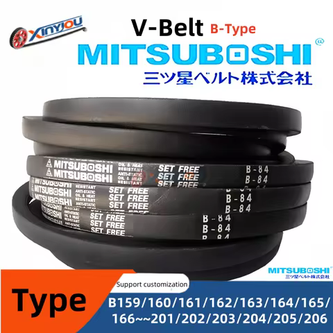 V-belt MITSUBOSHI TypeB-159/160/161~203/204/205/206 for Industrial and Agricultural equipment Transm