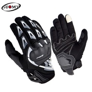 hotx【DT】 SUOMY Gloves Breathable Motorcycle Shockproof Cycling Guantes Luvas Motorbike