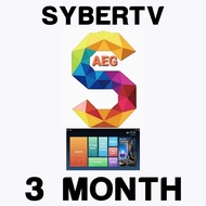 AEG SYBERTV 3 MONTH DIGITAL GIFT CARD / DIGITAL VOUCHER / DIGITAL GOODS / SYBER / SYOKTV / IPTV6K / 