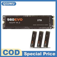QIUWU 980EVO 2TB NGFF M2 2280 SATA ภายใน Solid State Drive ความเร็วเร็วประสิทธิภาพที่เสถียรสำหรับพีซ