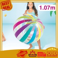 Intex Jumbo Beach Ball 1.07m Bola Mainan Anak Di Kolam Renang Pantai Permainan Bola Renang 107cm Bea