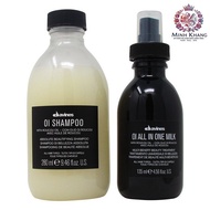 Davines OI shampoo and spray Combo for shiny, healthy hair 280ml/135ml [ MK ]