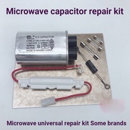 Tyk Microwave Repair Parts Capacitor High Voltage Components Insurance Diode Repair 7-Piece Set Univ