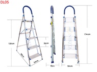 Thang Ghế Nhôm 5 Bậc Nikita NKT-DL05 - Hàng Chính Hãng