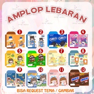 Eid envelopes with cute character motifs. Can be given the name of Eid al-Fitr envelopes.