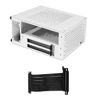 A07 Mini ITX Computer Case Chassis HTPC Host Case USB3.0 ITX Enclosure With Graphics Card Extension 