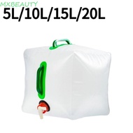 MXBEAUTY1 Folding Water Bag, 5L/10L/15L/20L Portable Outdoor Water Container, Multifunctional Reusab