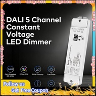 【D&F】DA5-L for RGB for RGBCCT LED Strip Light Tape Controller 12V-48VDC Constant Voltage Driver  DT6