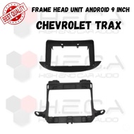 Frame 9 inch Chevrolet Trax 2017 Up Double Din 9" Head Unit Android Car Tape