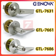 GENOVA Tubular Lever Lock Entrance l Cylindrical Cylinder Door Lock Tombol Pintu Bilik Rumah Doorloc