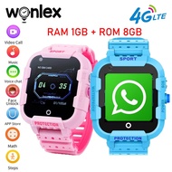 Wonlex 2024 KT12S 4G kids smart watch video call Android 8.1 SOS call GPS Location Tracker Smart pho