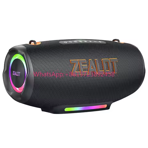 Portable Outdoor Party LED Light Stereo Speaker 100W Colorful Lighting Wireless Speaker Smart Wirele