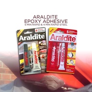 Araldite 5 Minutes Rapid / 4 Minutes Rapid Steel Epoxy Adhesive Glue