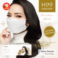 Himaya H99 Premium Face Respirator 20s (Earloop) - Porcelain White (HIMAYA)