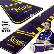 TARGET DARTBOARD MAT - THE NUKE LUKE LITTLER PROFESSIONAL DART MAT/CARPET FOR SOFT & STEEL DART