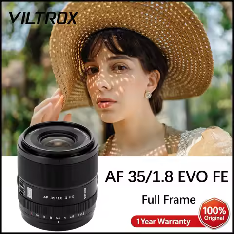 VILTROX 35mm F1.8 II EVO FE APO Lens Full Frame for Sony FE ZVE1 ZV-E10 II A7Ⅳ A6700 A6600 A6400 A7C